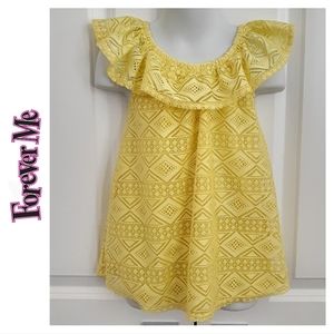 Pastel Yellow Swing Top